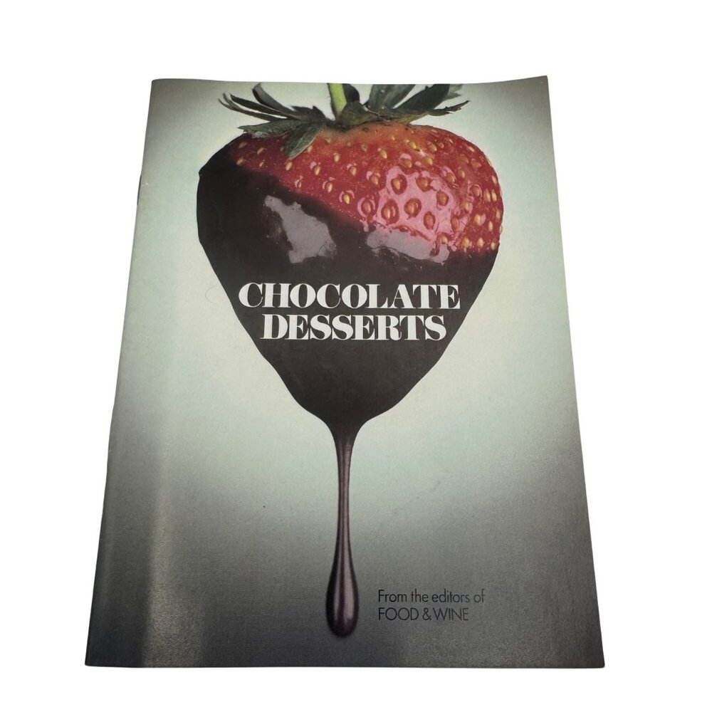 Food & Wine Chocolate Desserts Softcover Cookbook 1984 Recipes